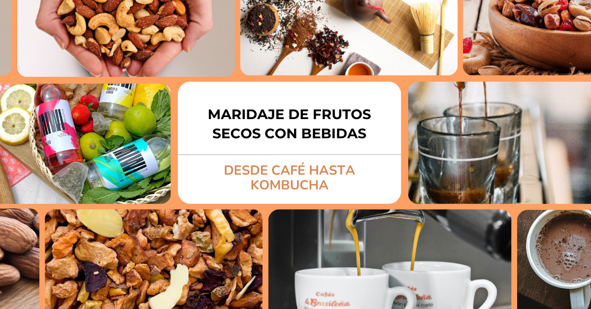 Maridaje de frutos secos con bebidas: Desde café hasta Kombucha